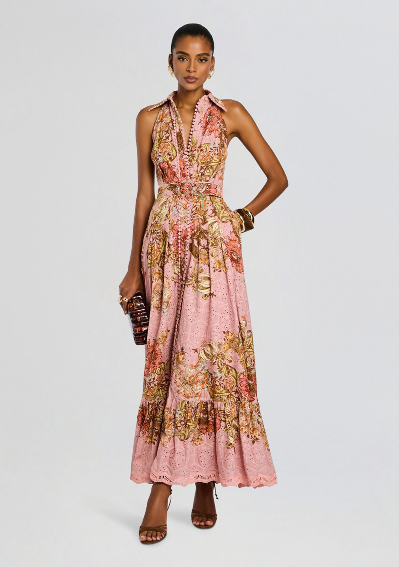 LONG SHIRT DRESS WITH BUCKLE BELT 1