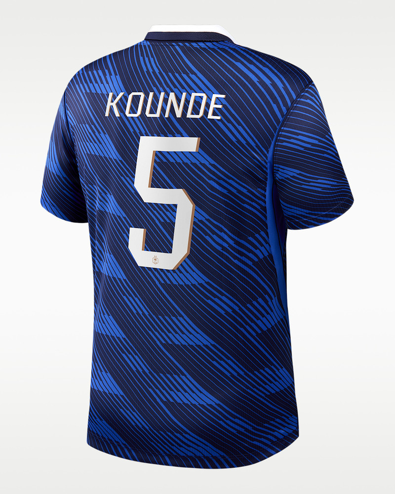Jules Koundé France National Team 2026 Stadium Home Men's Nike Dri-FIT Soccer Jersey 1