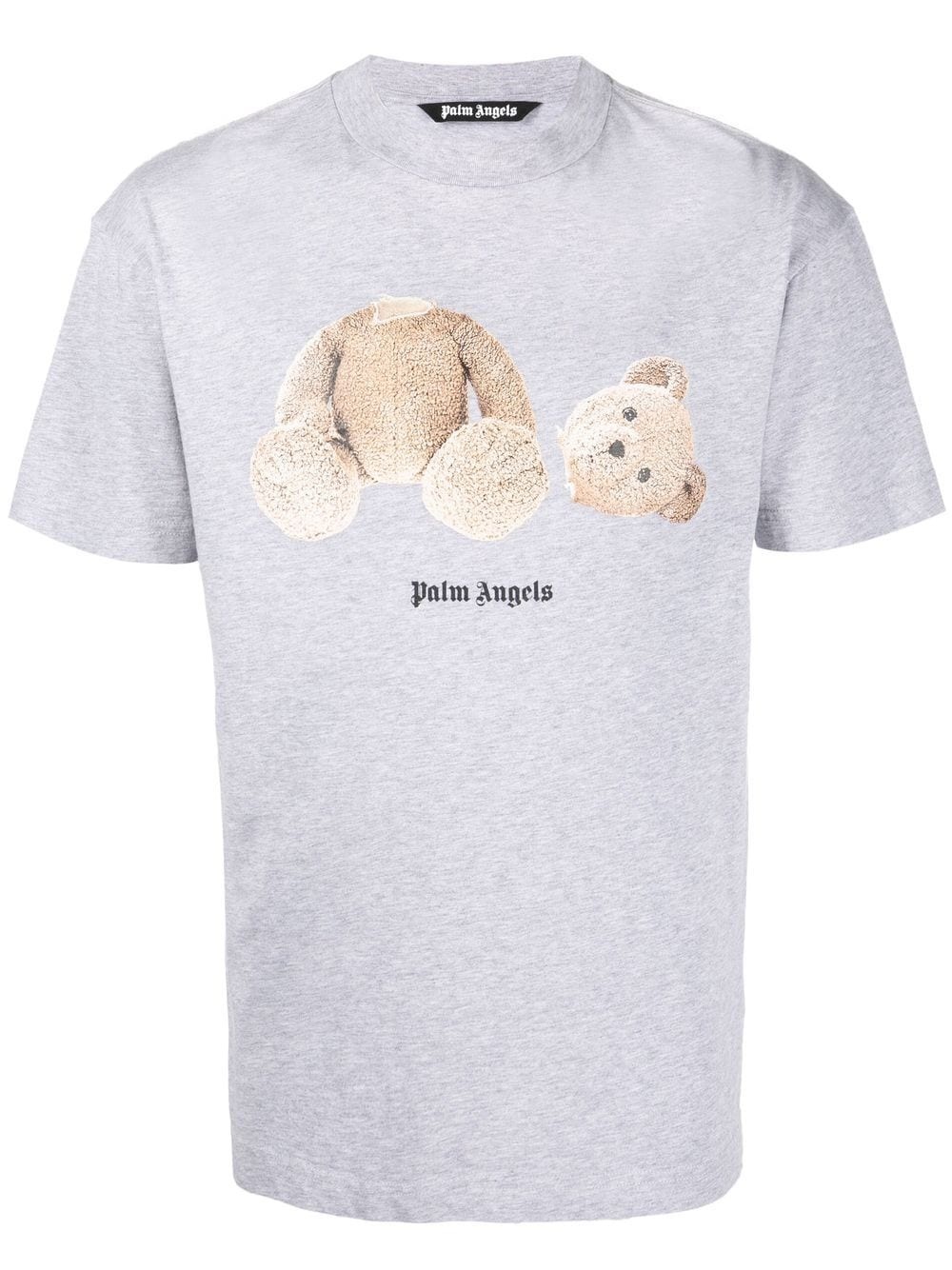 bear-print T-shirt - 1