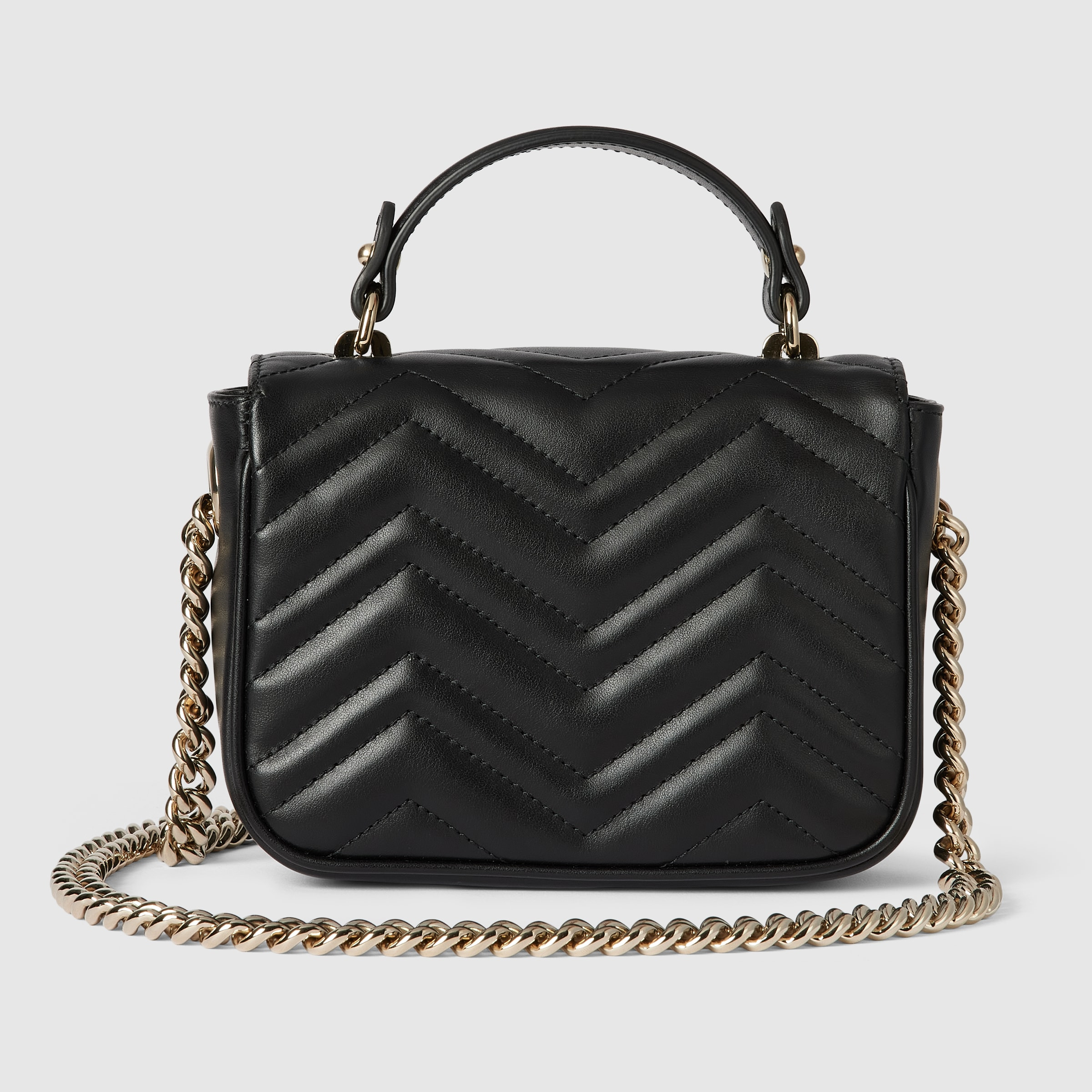 GG Marmont mini top handle bag - 6