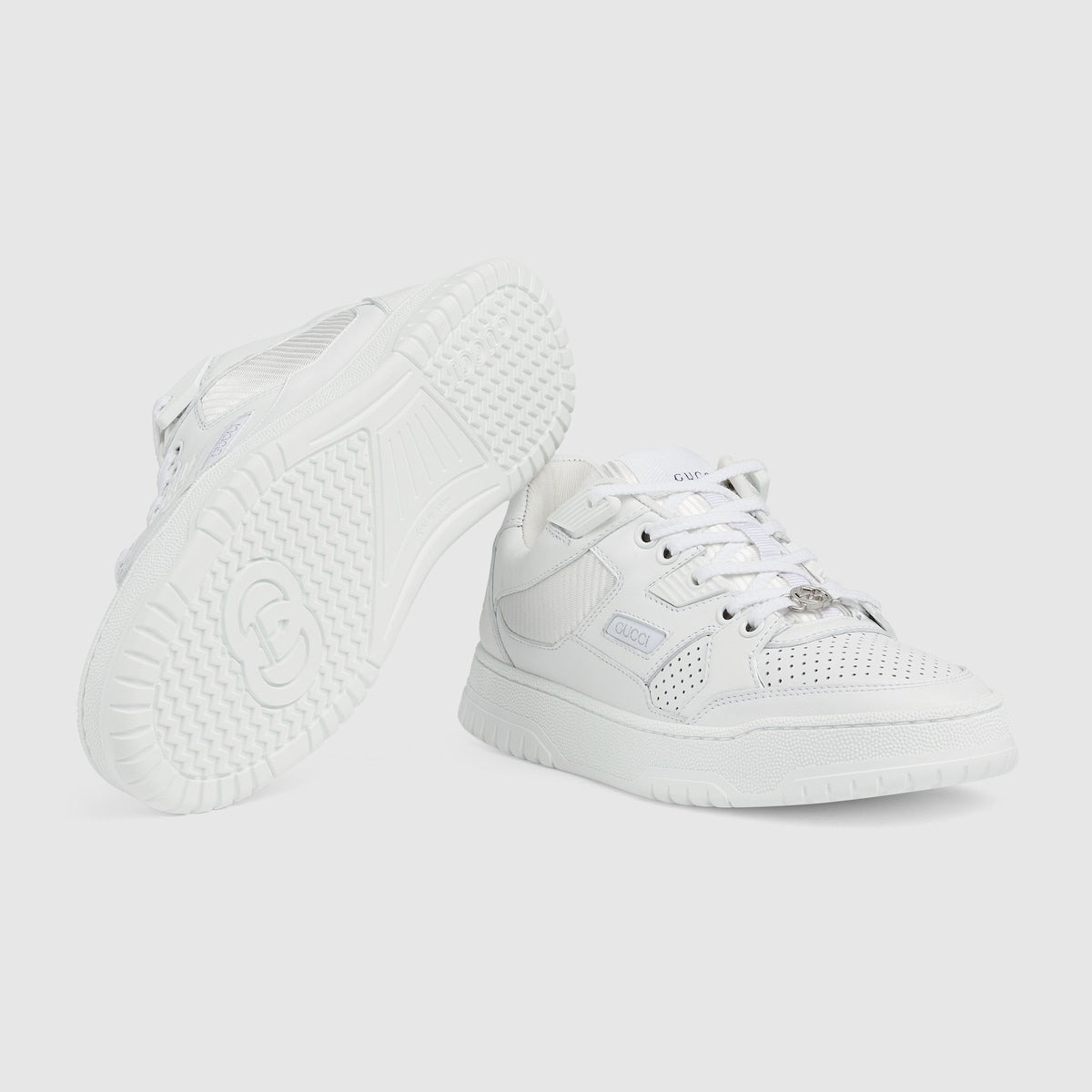 Gucci Interlocking G Leather Sneakers - 4