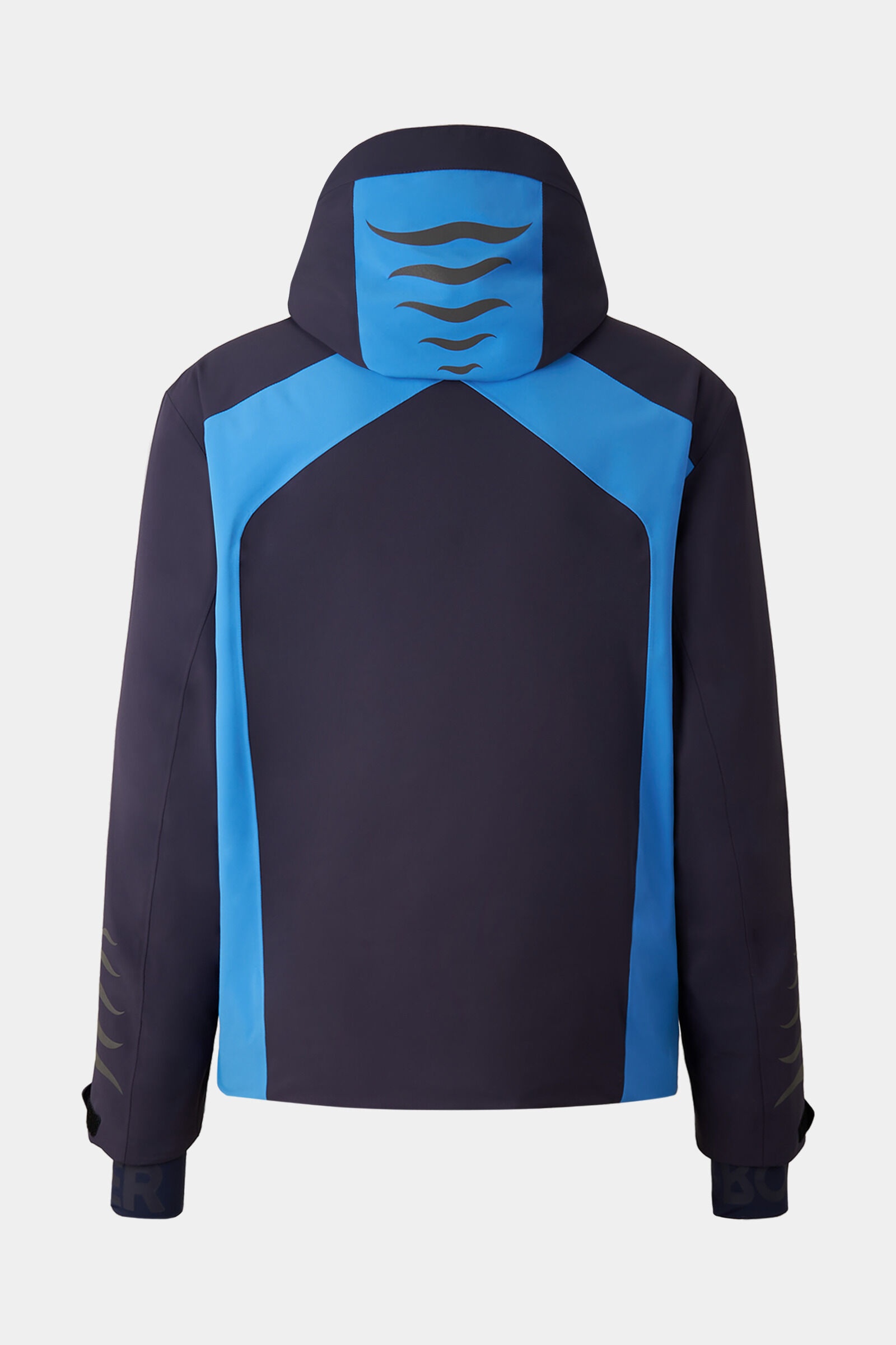 Jorik Down ski jacket in Navy blue/Light blue - 3