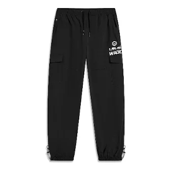 Li-Ning Way of Wade Hall of Fame 2023 Basketball Pants 'Black' AYKT821-1 - 1