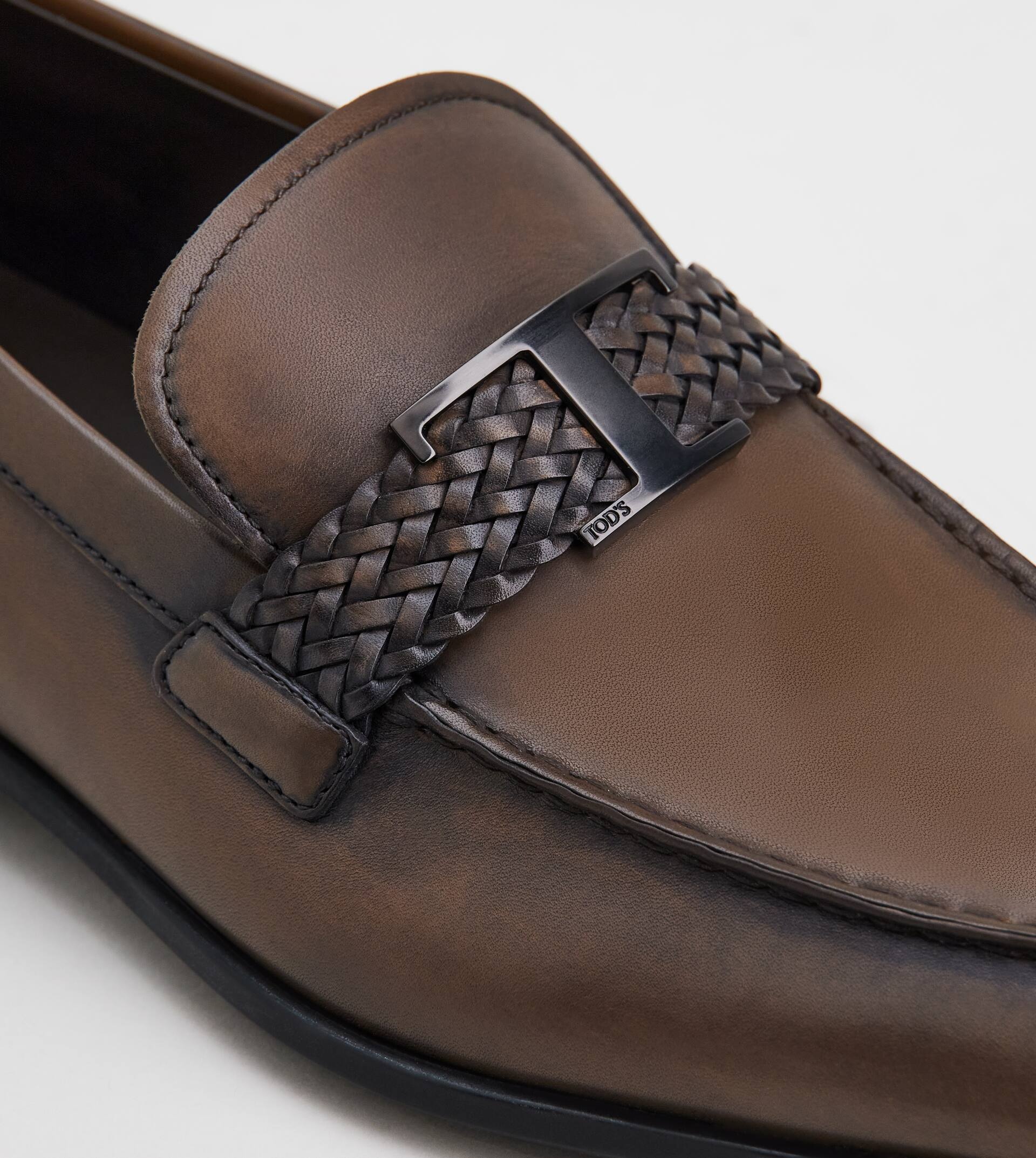 TIMELESS LOAFERS IN LEATHER - BROWN - 5
