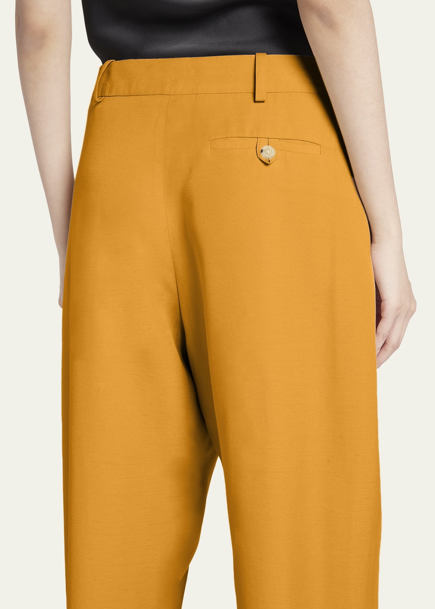 Iconic Pleated Crop Trousers - 5