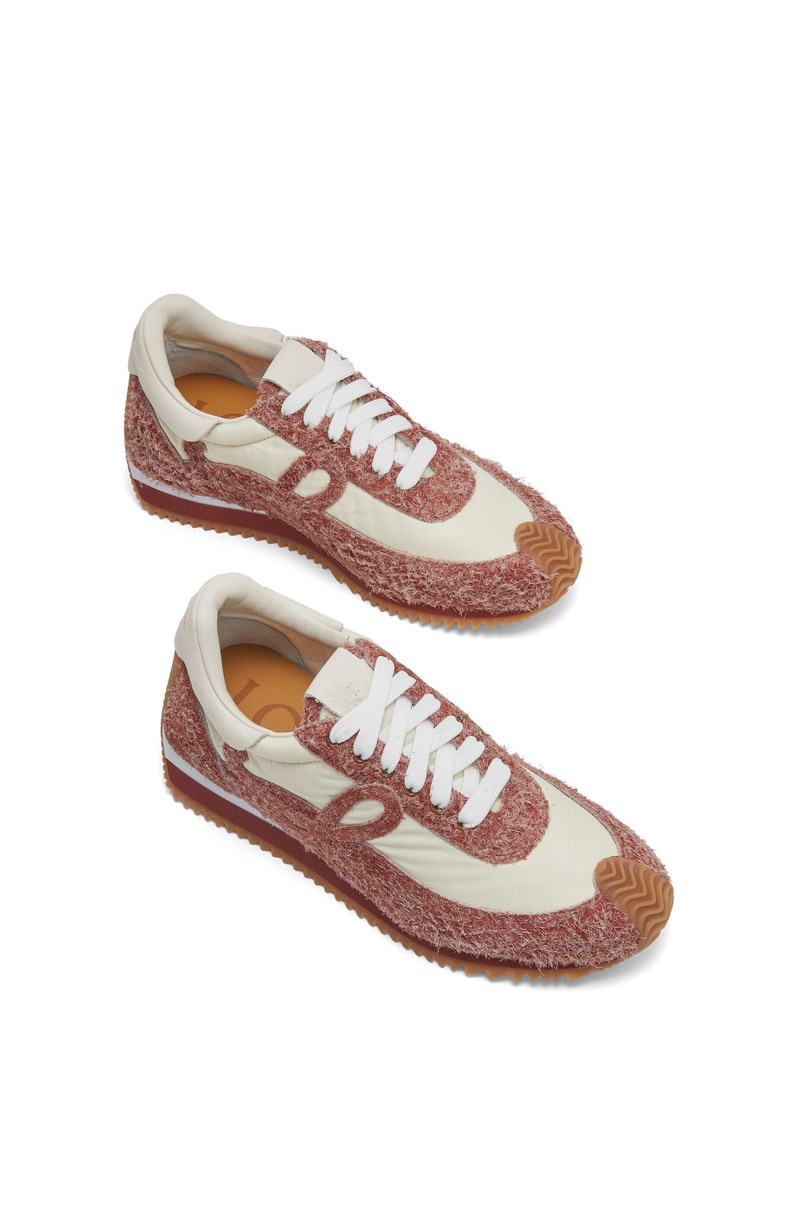 Flow Runner in nylon and brushed suede 4