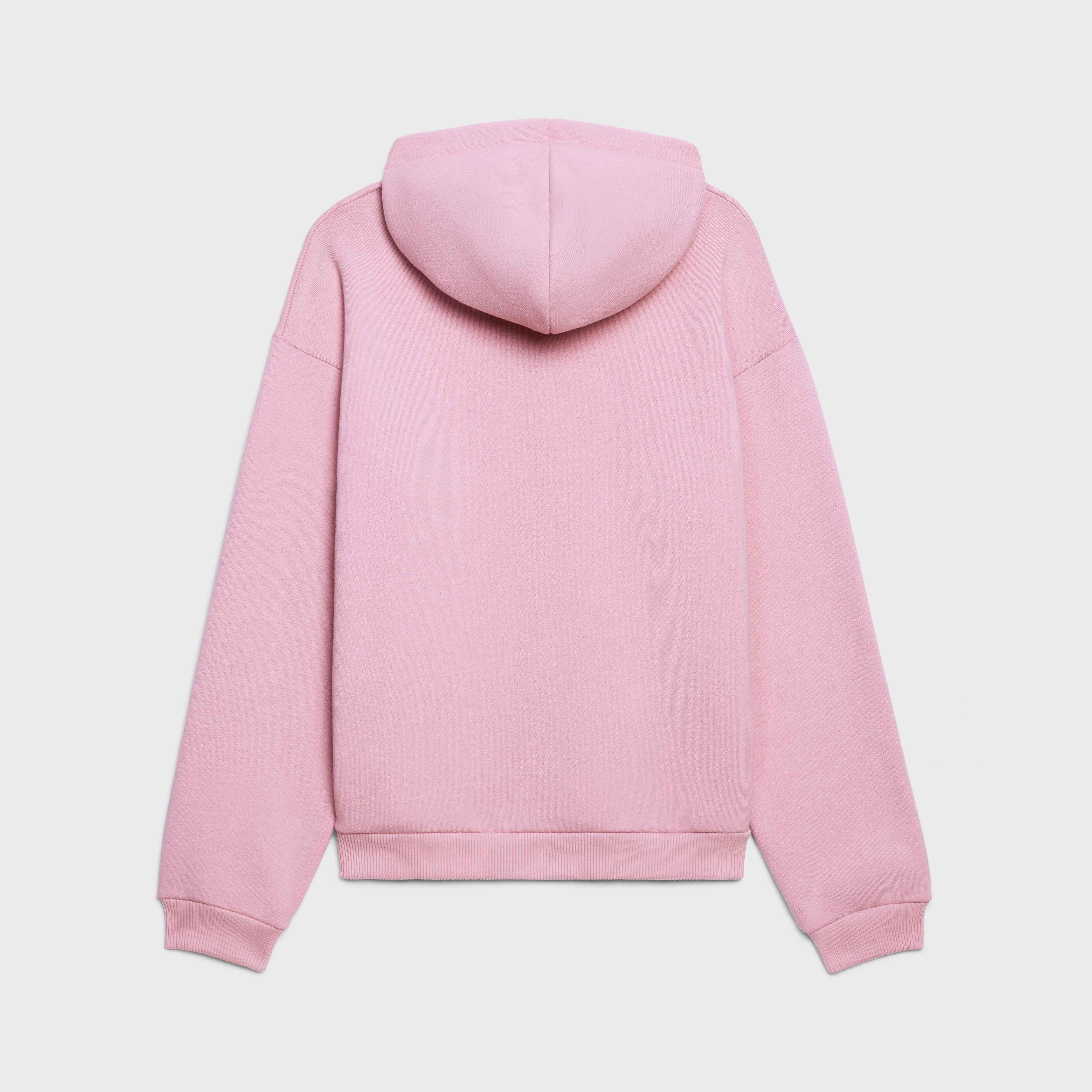 CELINE LOOSE COTTON FLEECE HOODIE - 2