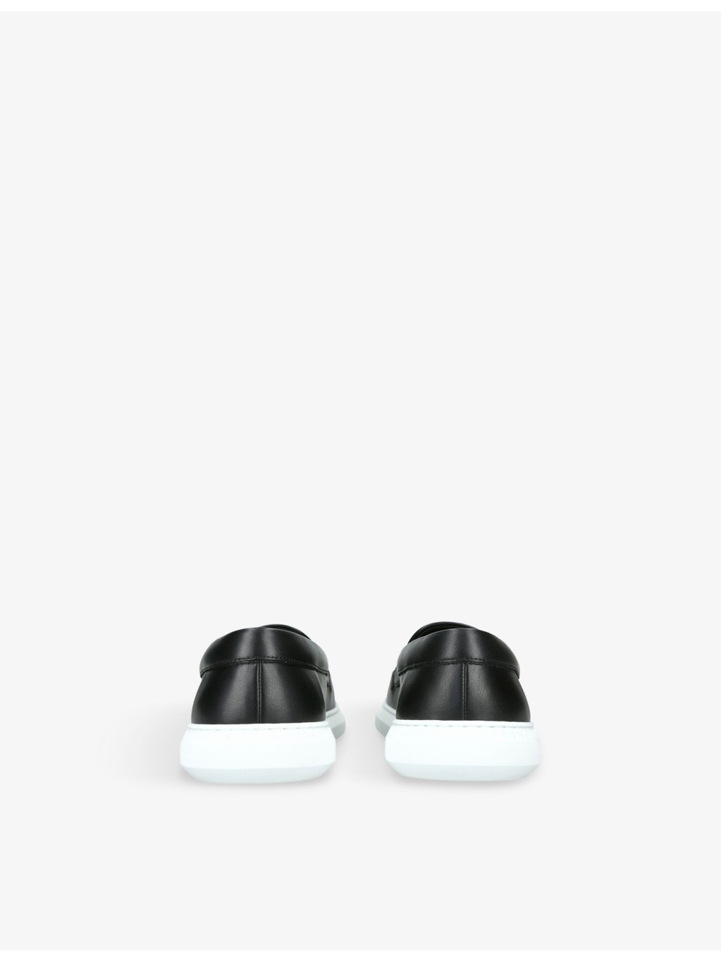 G Set Leather Low-Top Slip-Ons - 4