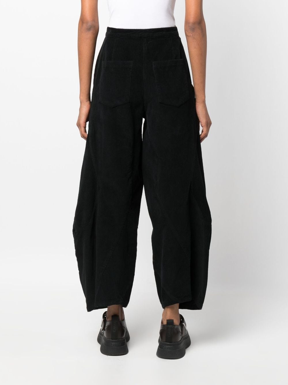 Digi tapered-leg corduroy trousers - 4
