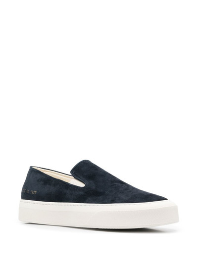 Common Projects slip-on suede sneakers outlook