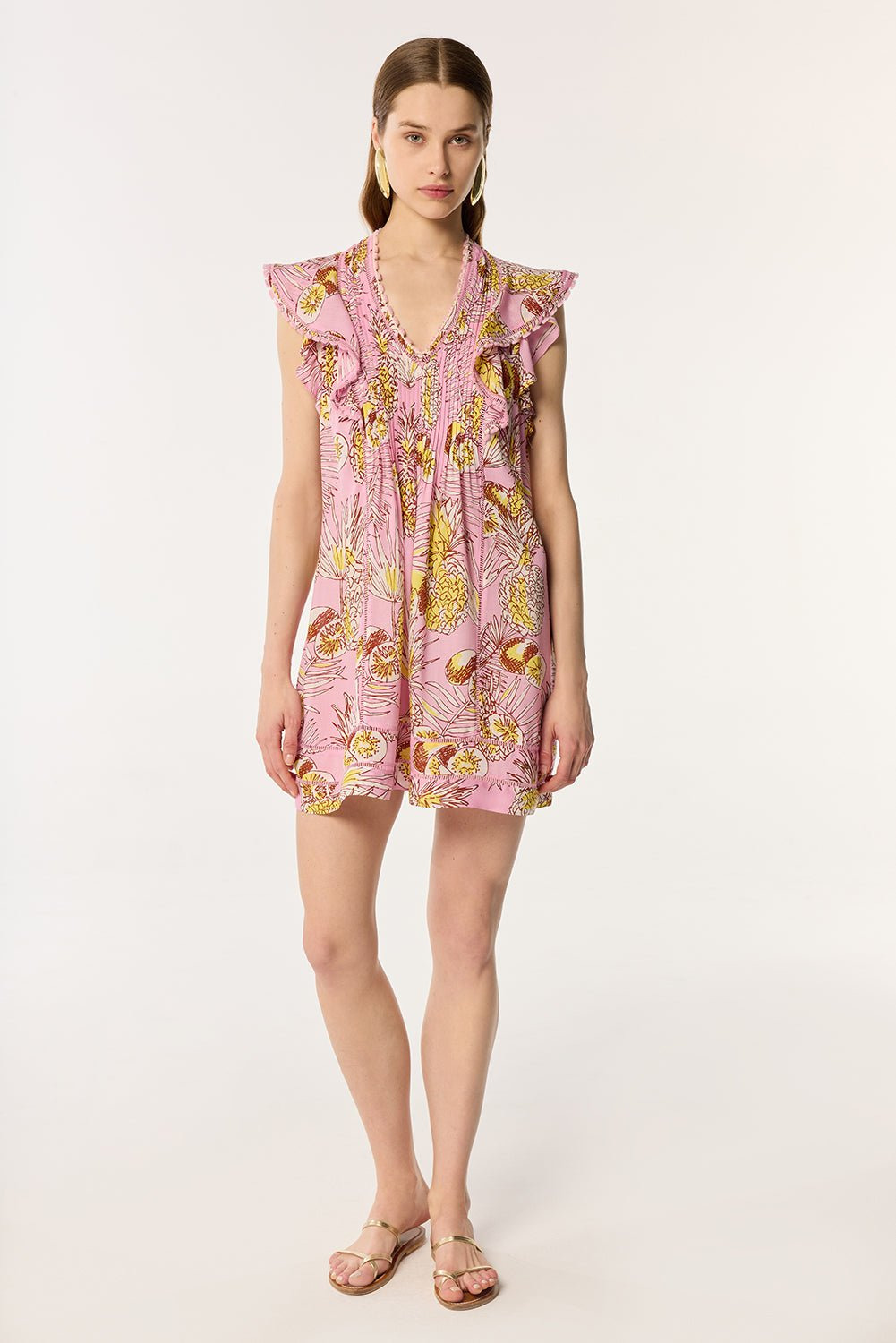 Mini Dress Camelia - Pink Karibia - 2
