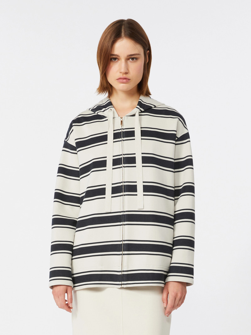 DREAM Striped scuba jersey sweatshirt - ULTRAMARINE 3