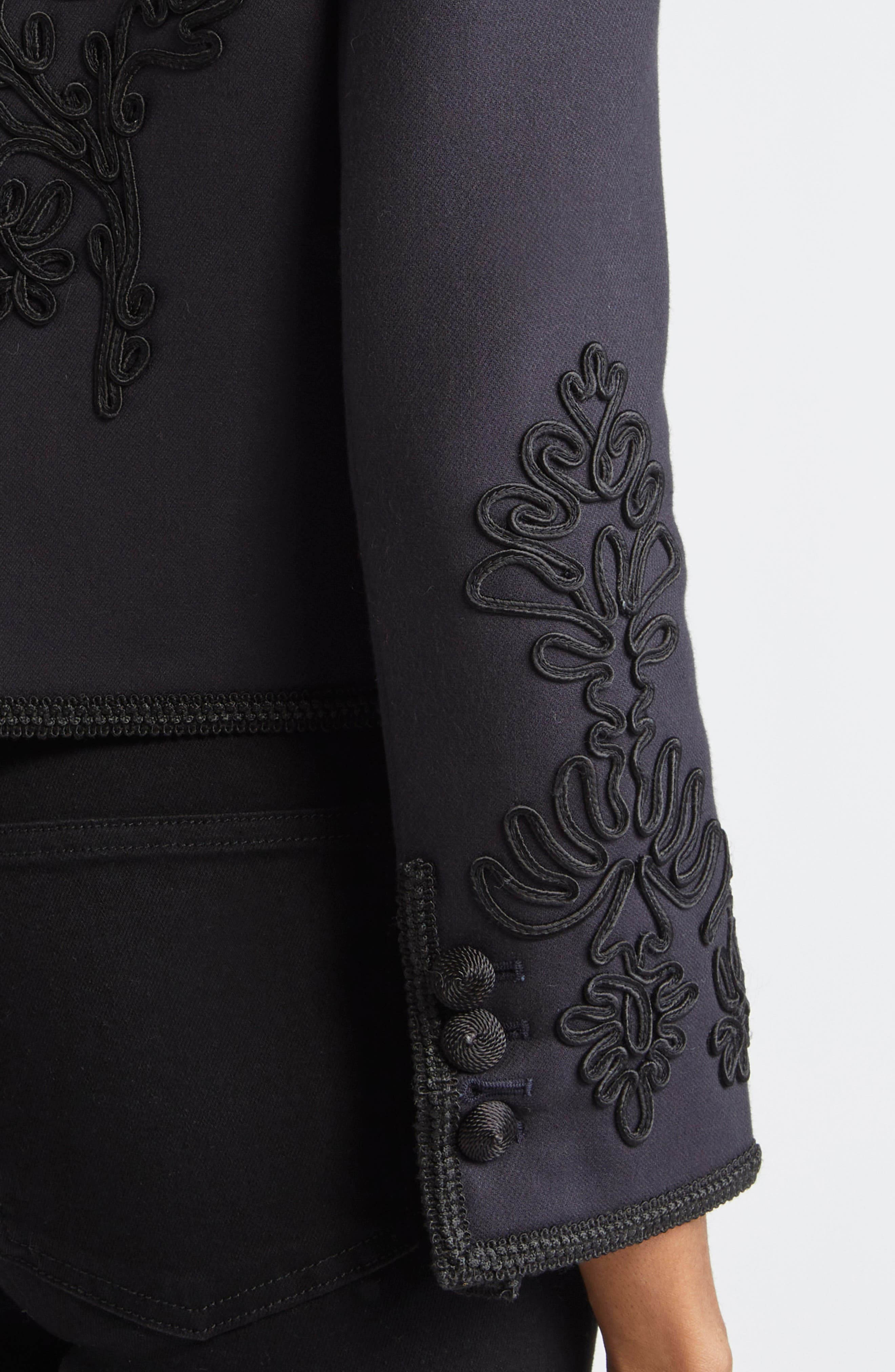 Veronica Beard Latrell Soutache Embroidered Jacket in Navy at Nordstrom - 5