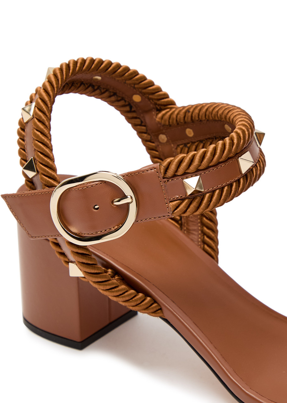 Valentino Rockstud 60 Leather Sandals - 4