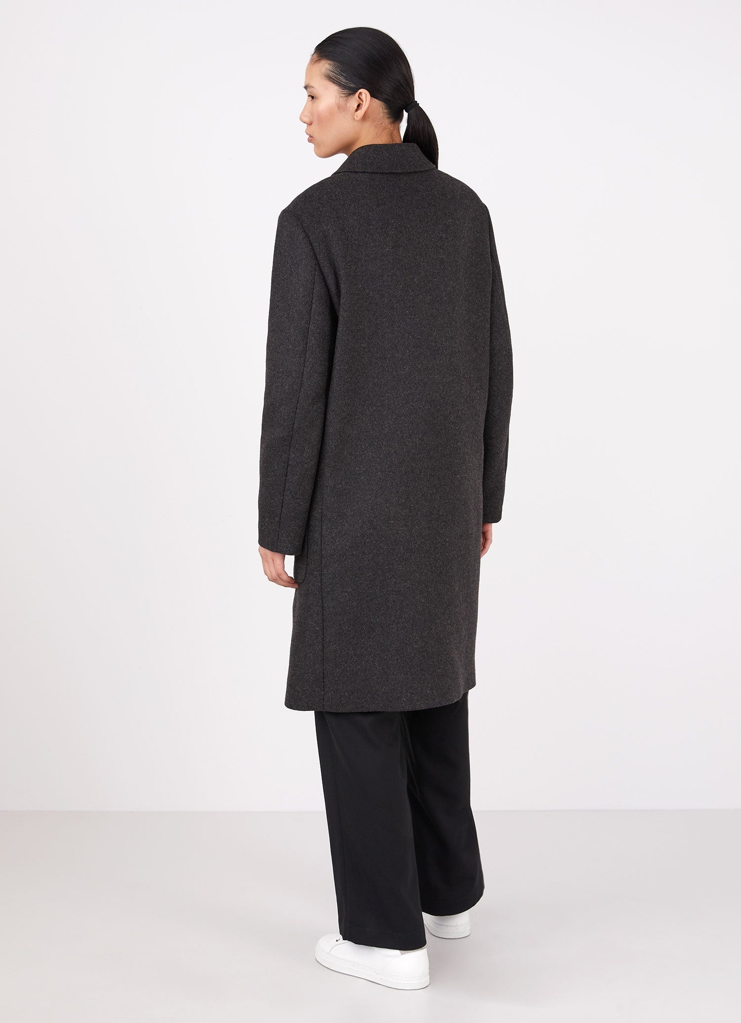 Double Breasted Polo Coat - 4