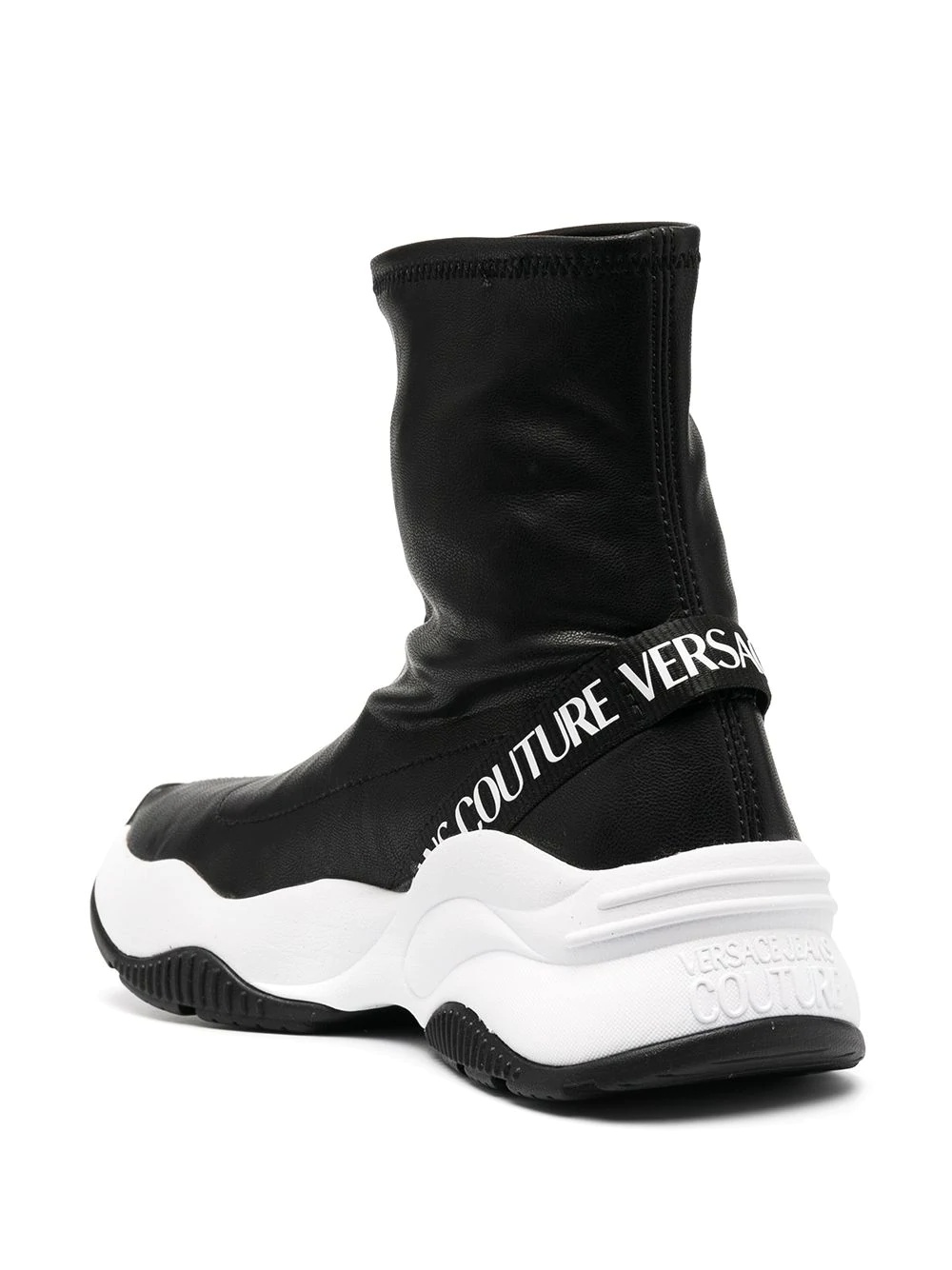 logo sneaker boots - 3