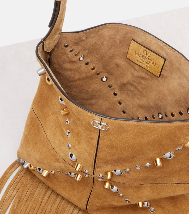 Nellcôte Medium suede shoulder bag 3