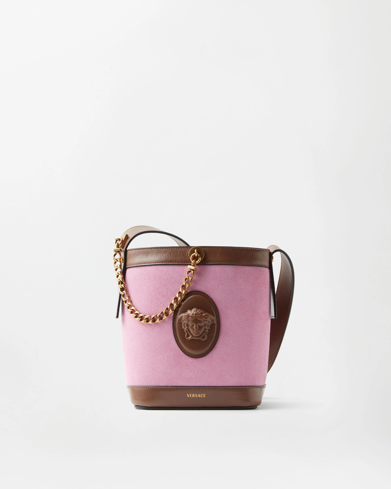 Pivot Mini Suede Bucket Bag 1