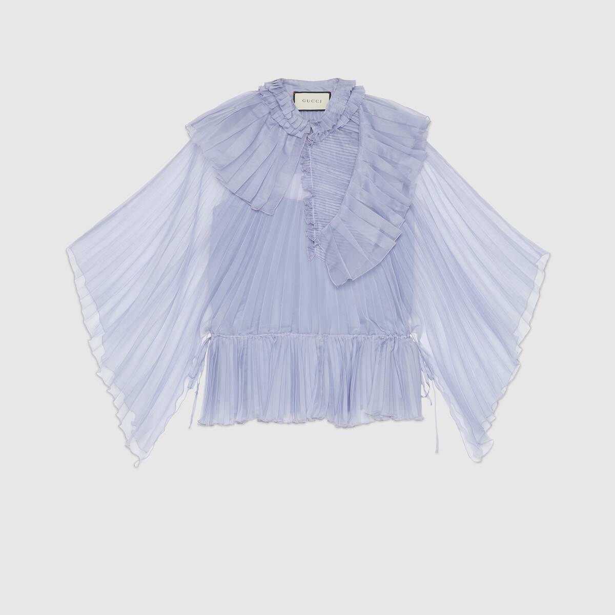 Silk organdy shirt - 1