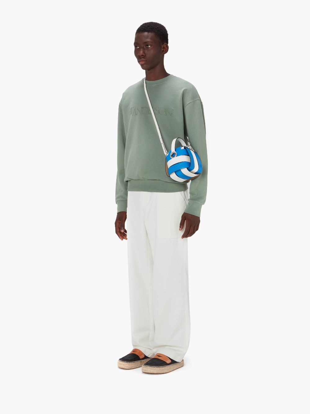 SWEATSHIRT WITH LOGO EMBROIDERY - 4