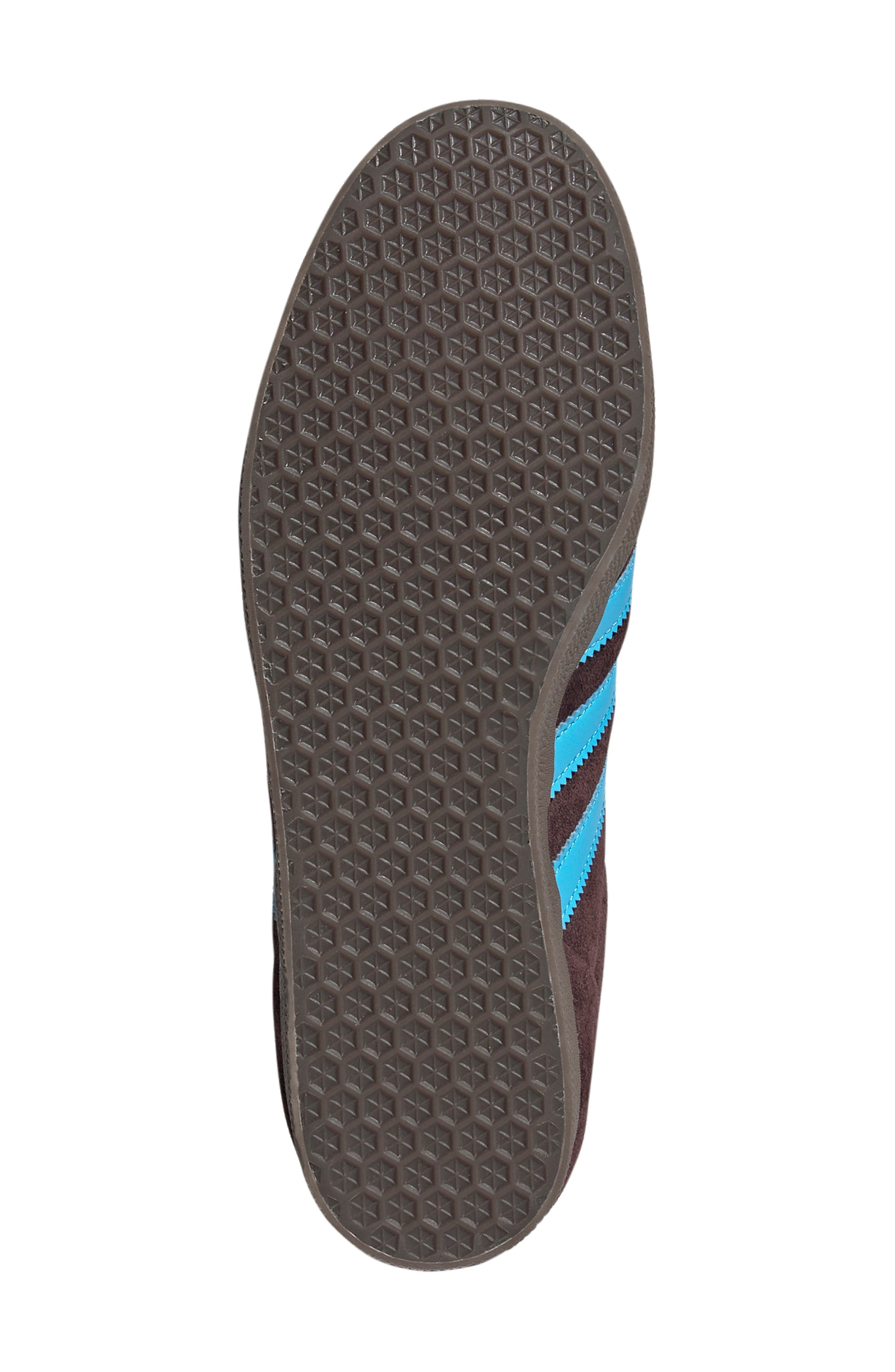 adidas Gazelle Sneaker in Shadow Brown/Sky Rush/White at Nordstrom - 5