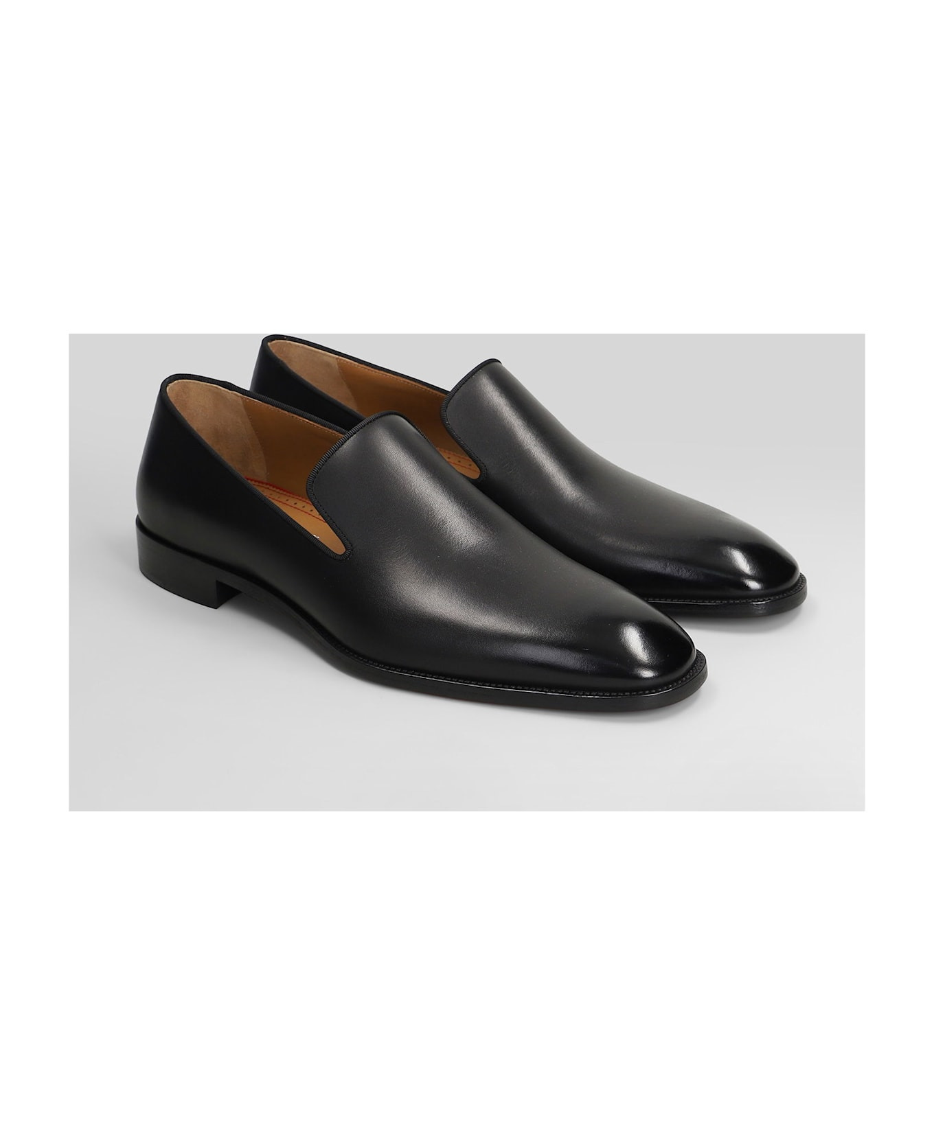 Danny Flex Loafers In Black Leather - 2