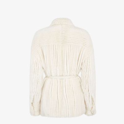 FENDI Single-breasted shirt-style Go-To Jacket with pointed collar and low-cut set-in sleeves. Patch pocke outlook