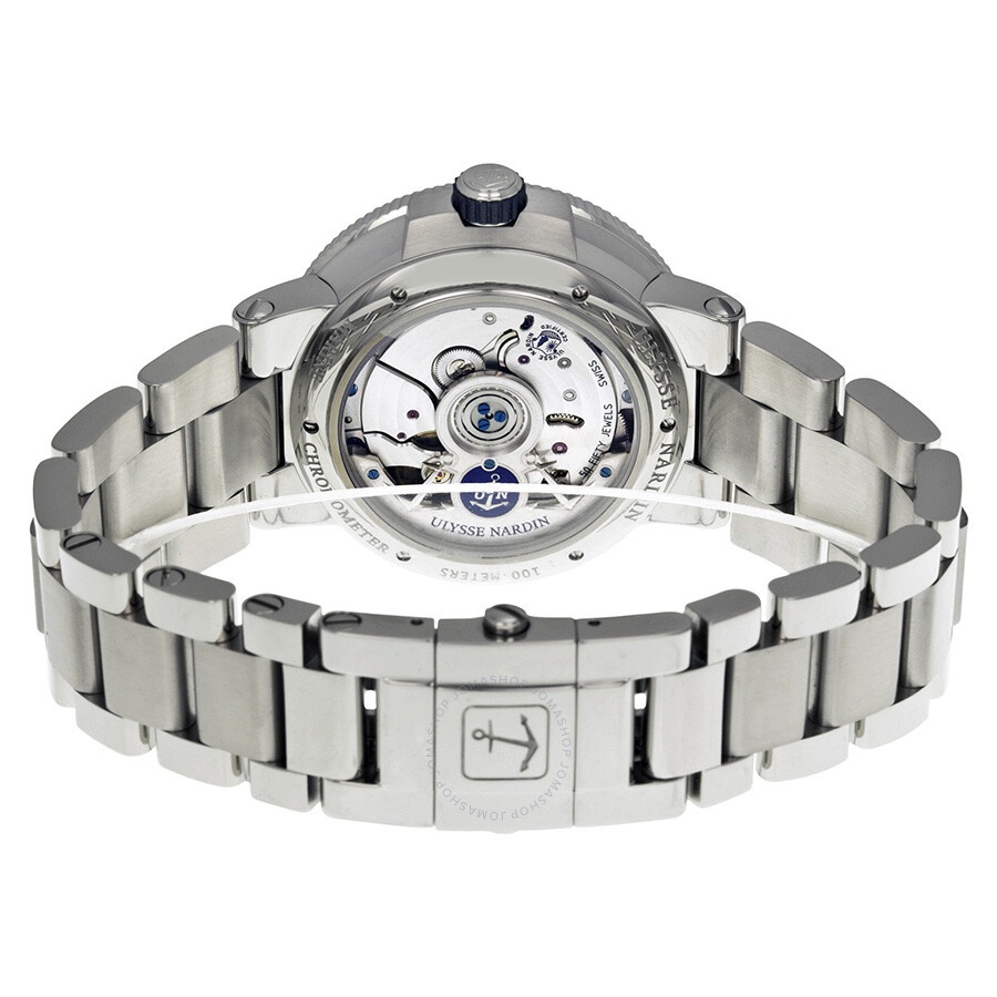 Ulysse Nardin Marine Chronometer Blue Dial Men's Watch 1183-126-7M-43 - 3