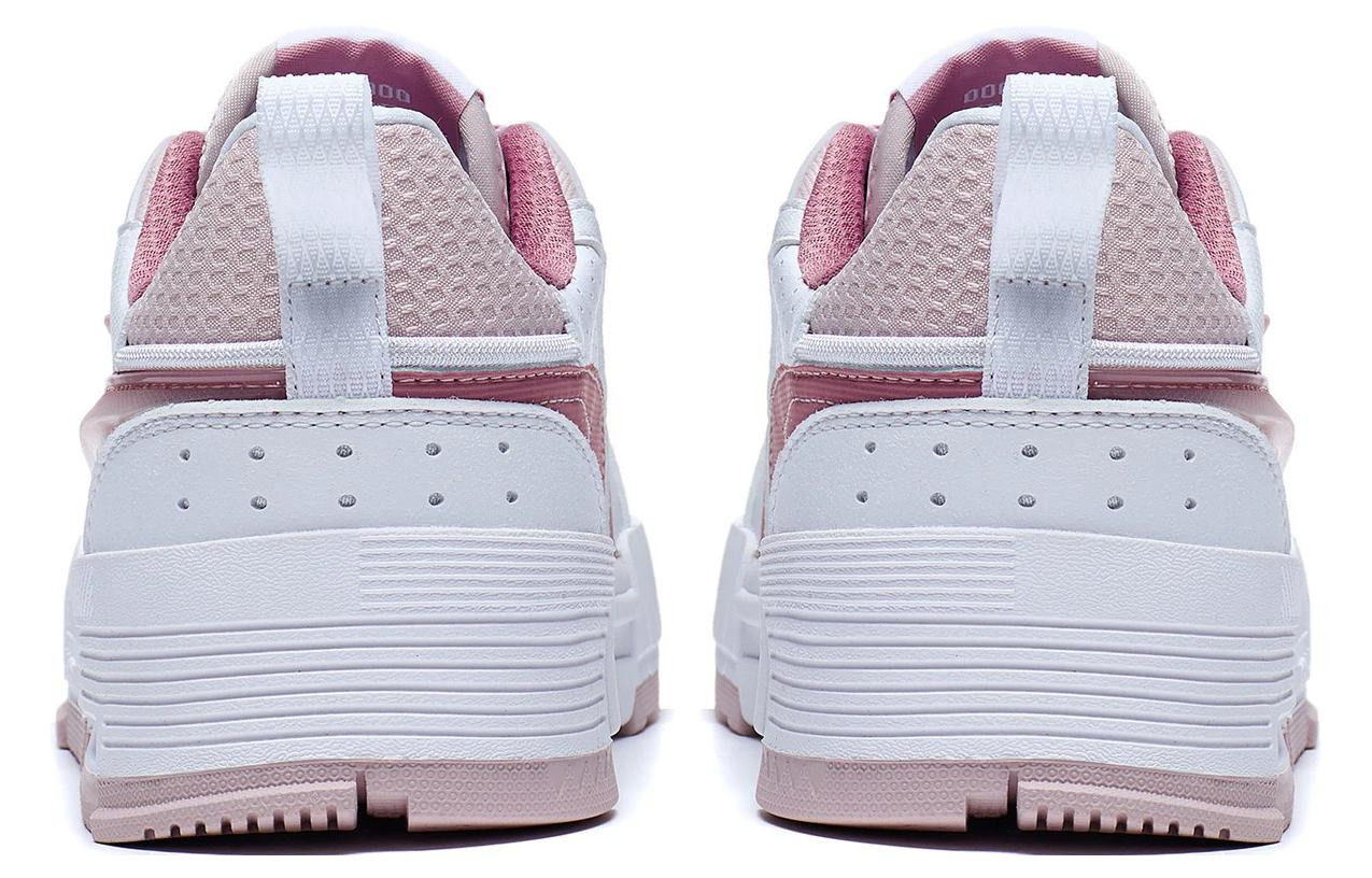 (WMNS) Li-Ning Casual Skate Shoes 'White Pink' AGCT136-3 - 7
