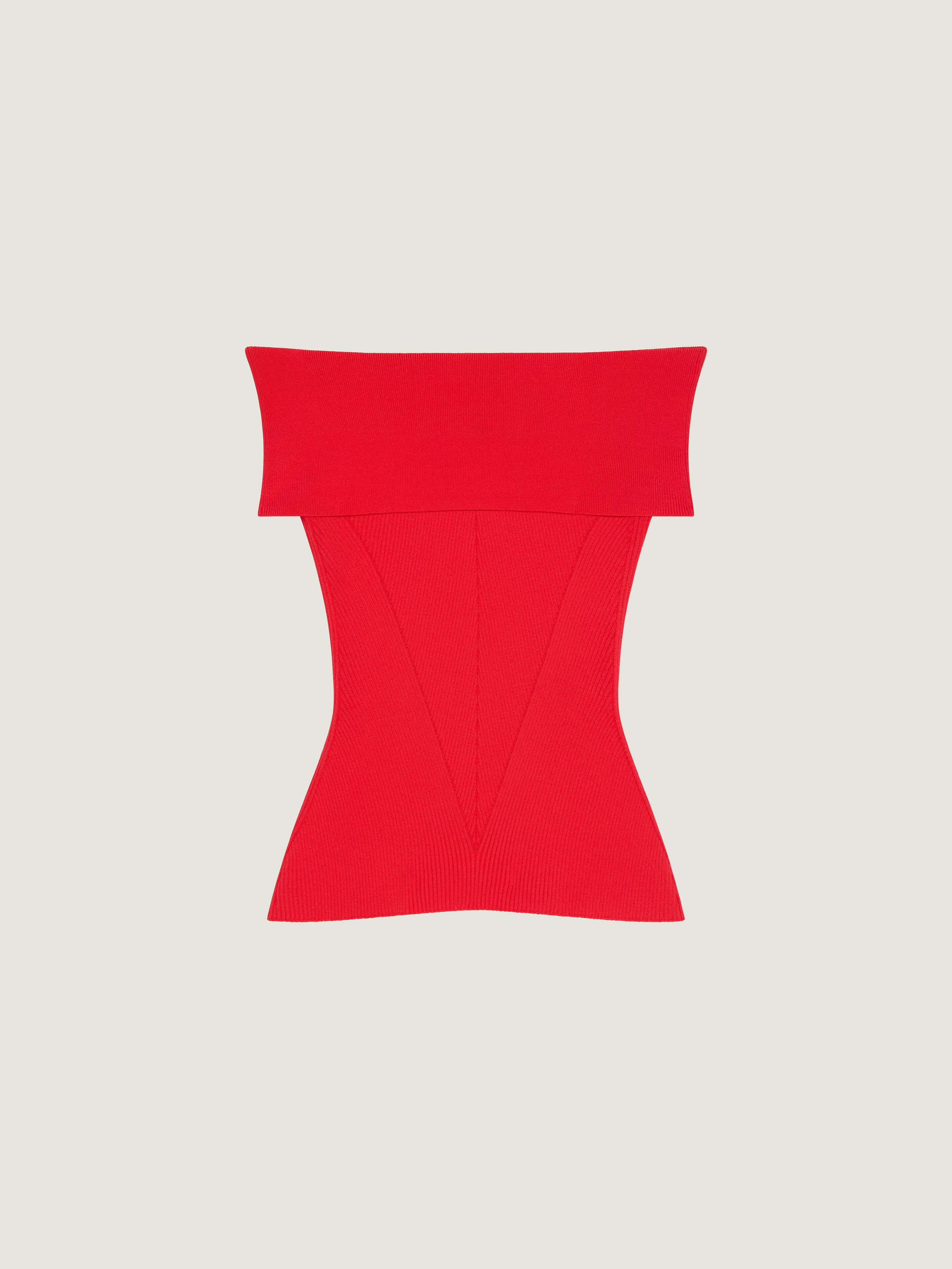 SLIM FIT OFF-THE-SHOULDER TOP - 1