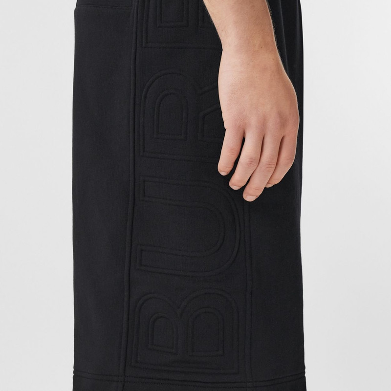 Logo Print Cotton Drawcord Shorts 3