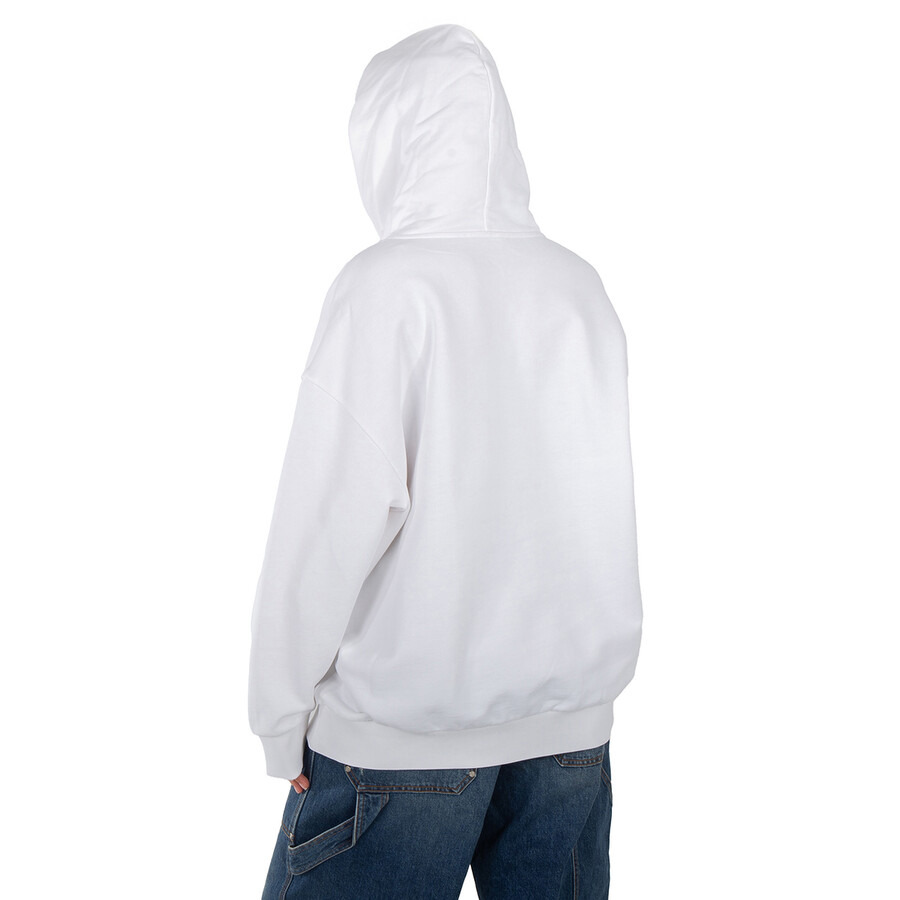 Stella McCartney White Cotton Bracelet-Print Hooded Sweatshirt - 3