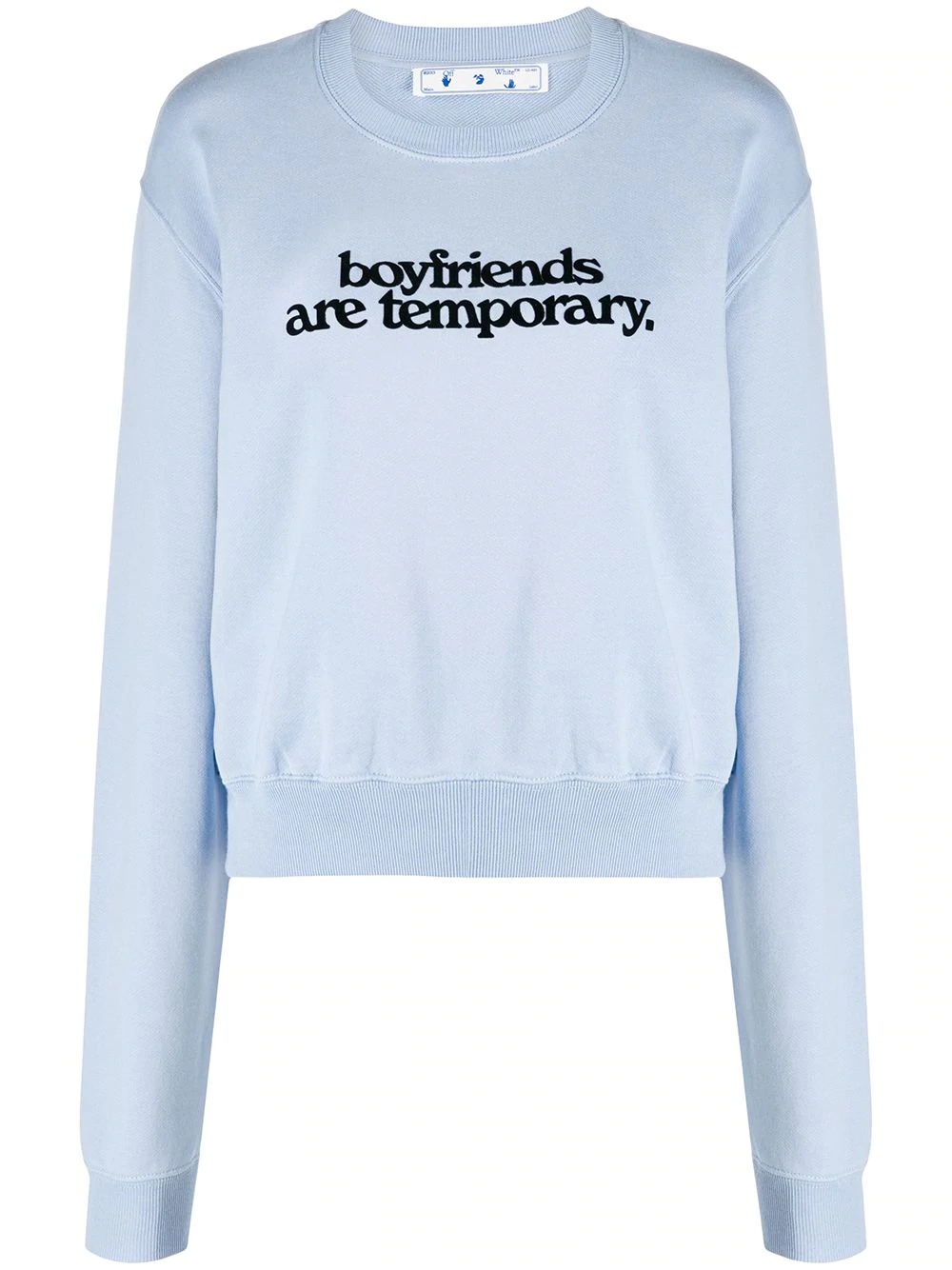 slogan sweatshirt - 1