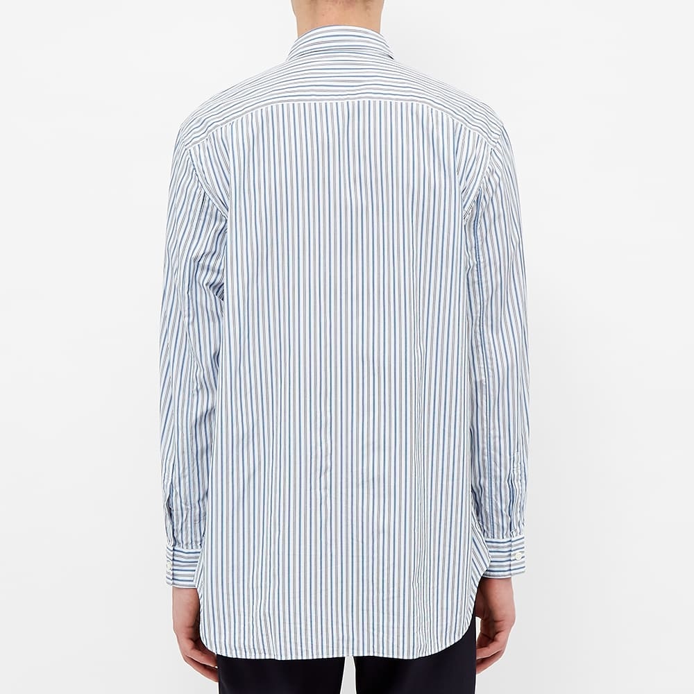 Comme des Garcons Play Black Heart Multi Stripe Shirt - 4