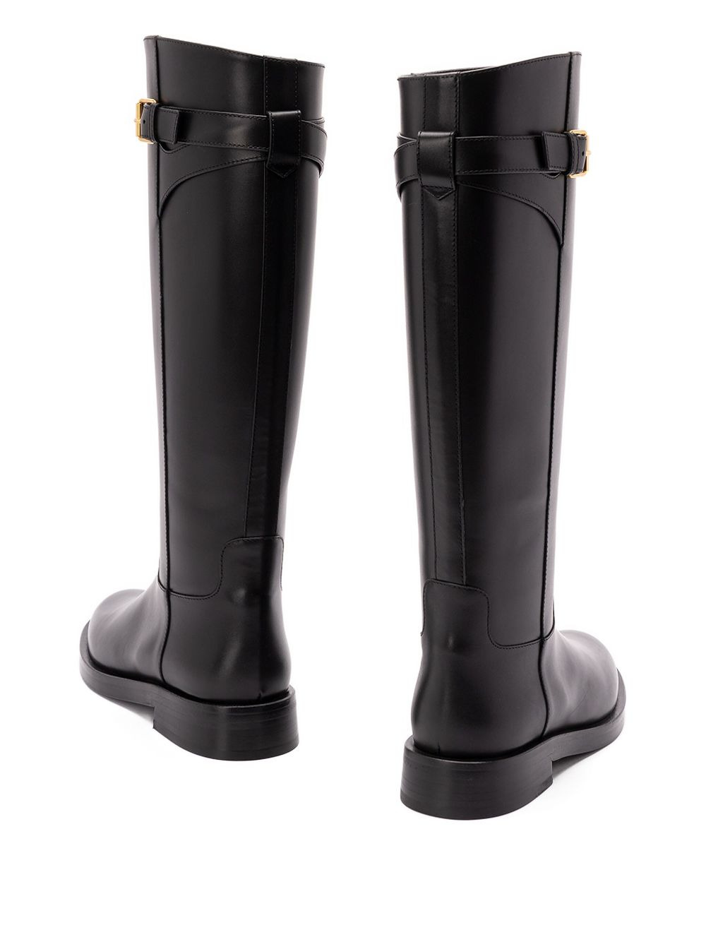 VLogo leather boots - 3