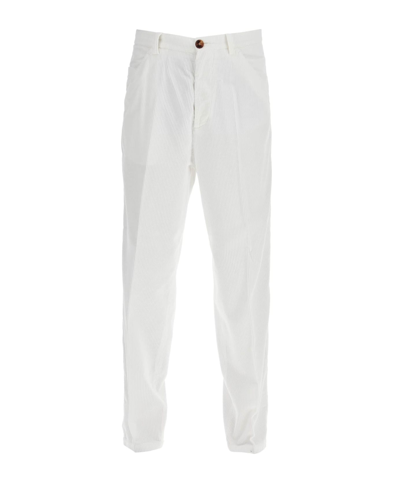 Corduroy Leisure Fit Pants - 1