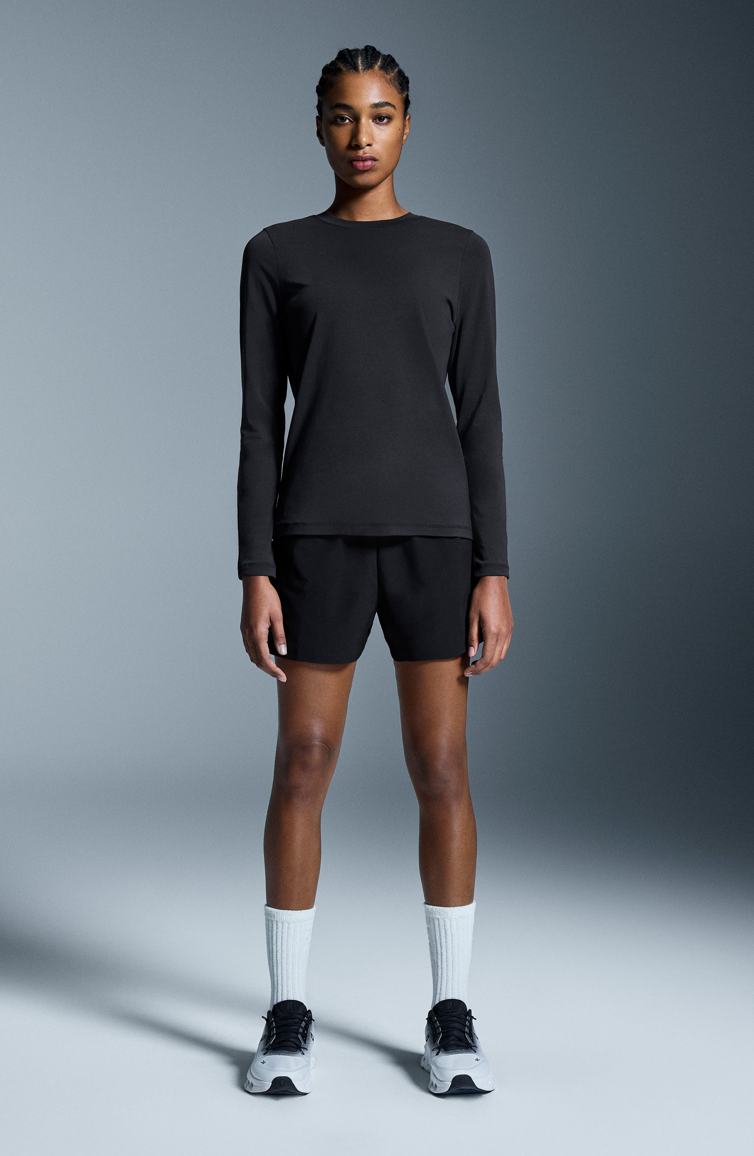 Focus Long Sleeve Performance Running T-Shirt in Black at Nordstrom - 7