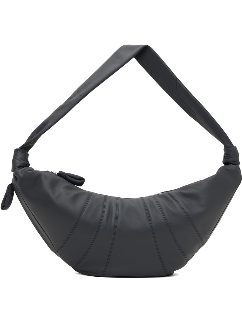 Gray Large Croissant Bag - 1