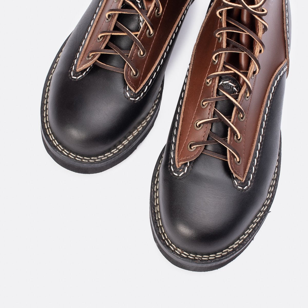 Iron Heart Int’l x Division Road x Wesco® - 7" Black/Brown Horsehide Jobmaster® - 6