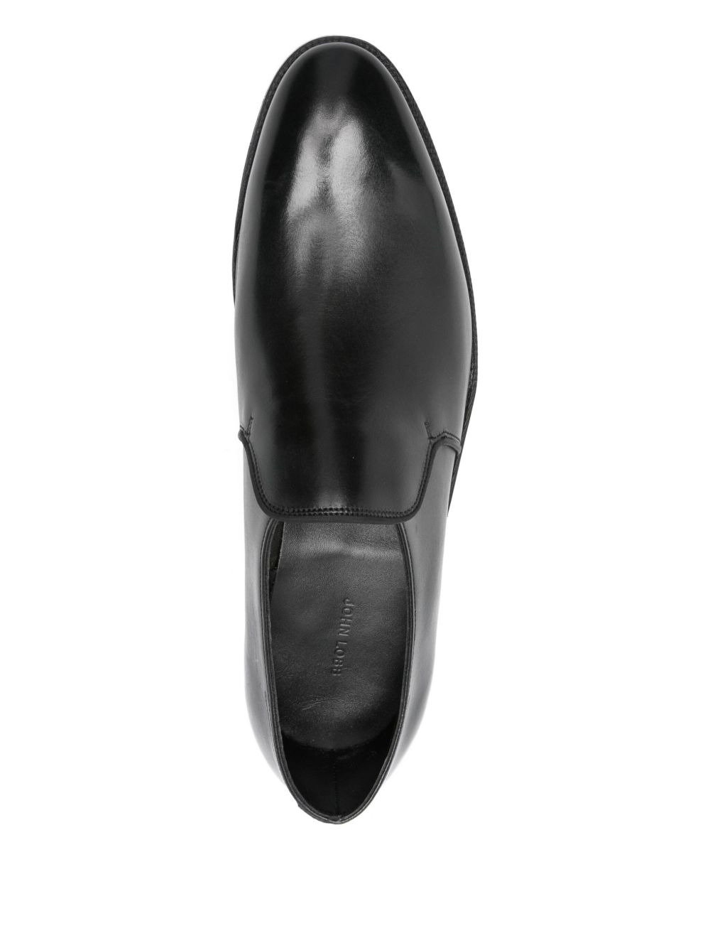 leather slip-on shoes - 4