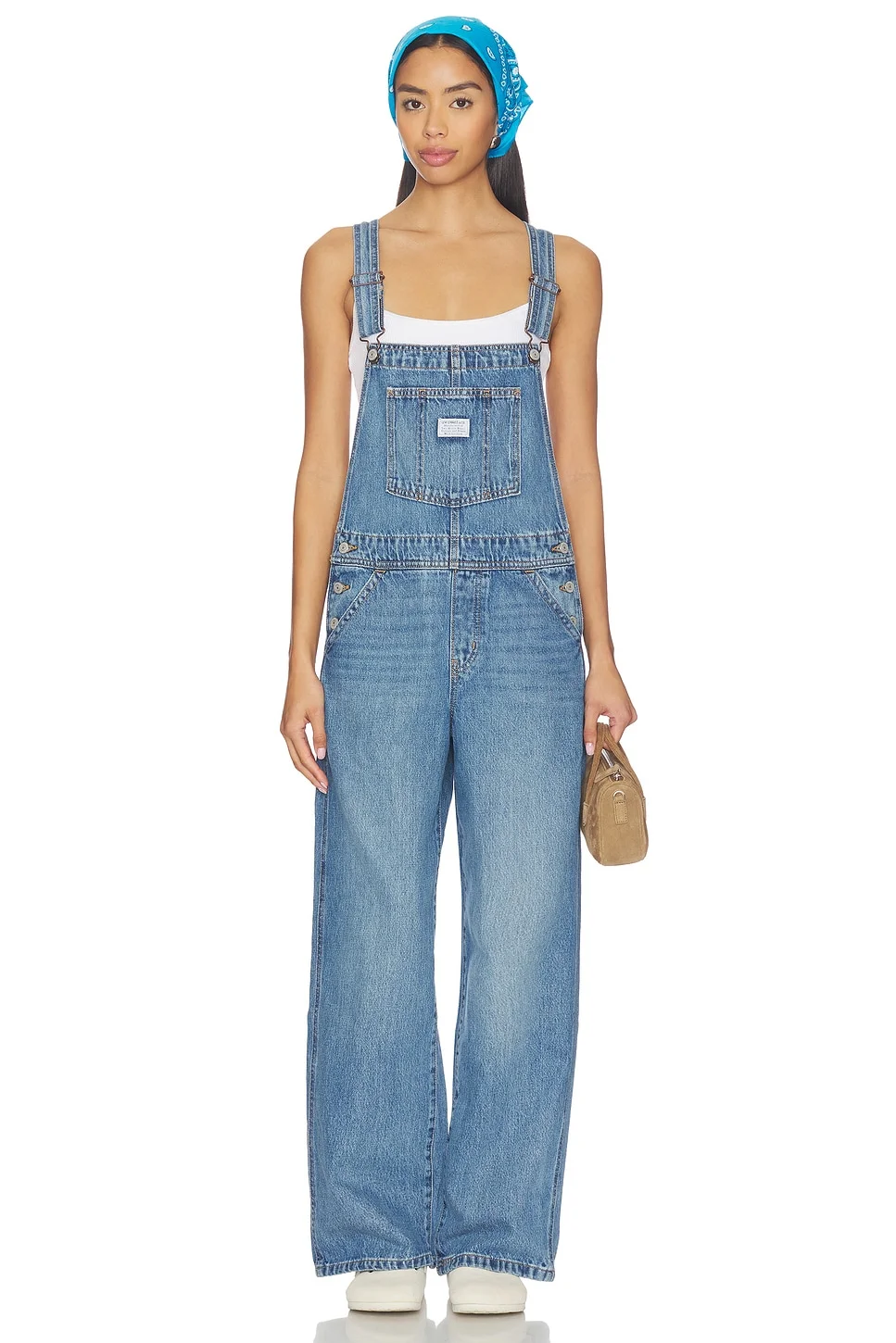 Full Length Wide Leg Overall - 1