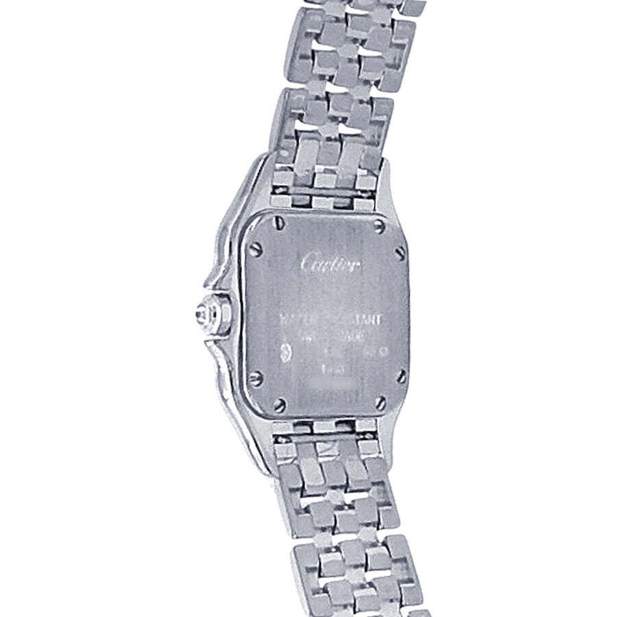 Pre-owned Cartier Panthere Quartz Diamond White Dial Ladies Watch WF3118F3 - 5