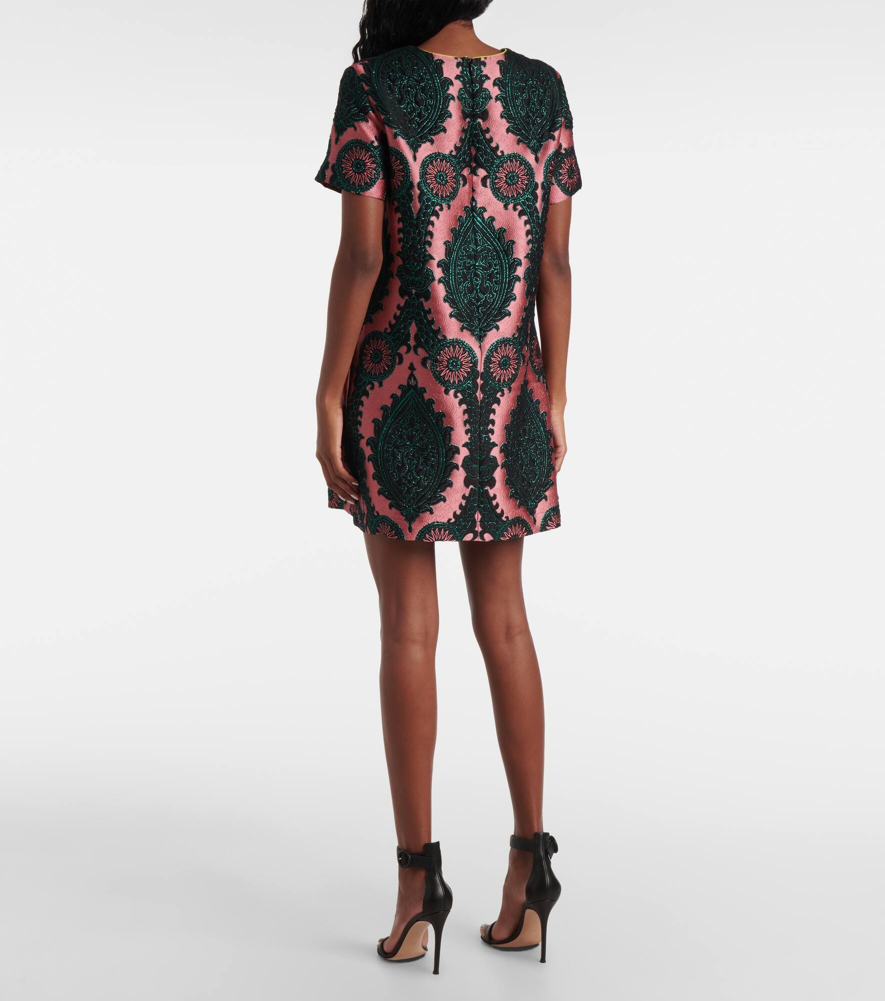 Mini Swing jacquard minidress - 3