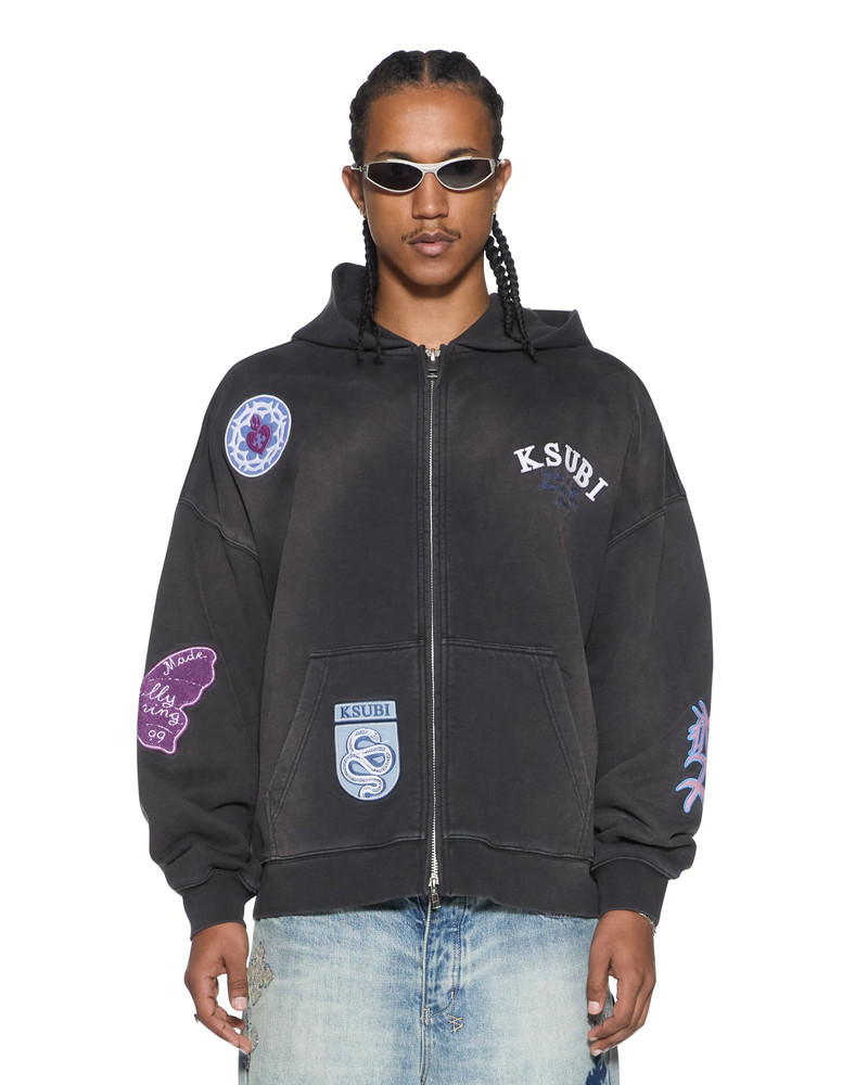 GENESIS EKCESS ZIP HOODIE CHARCOAL FADE - 1