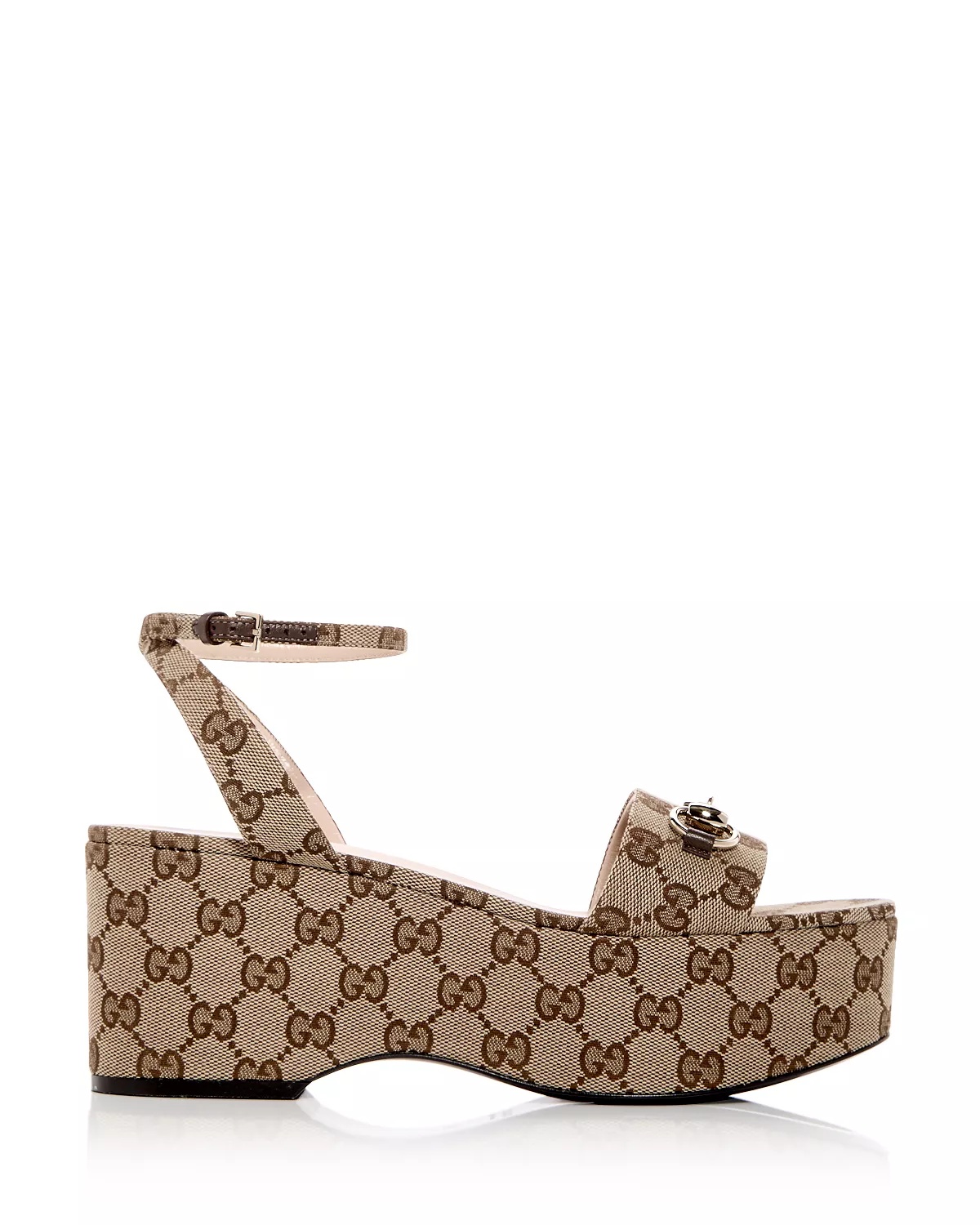 Women's Horsebit Platform Wedge Sandals - 2