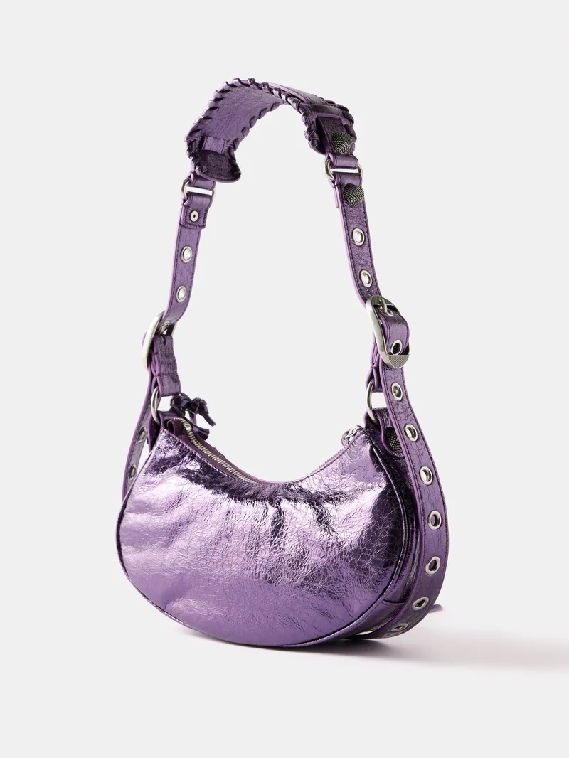 Balenciaga LE CAGOLE SHOULDER BAG XS - Purple