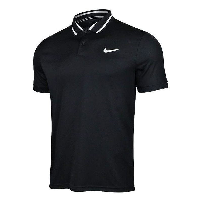 Nike As M Nkct Df Vctry Casual Sports lapel Short Sleeve Polo Shirt Black CW6850-010 1