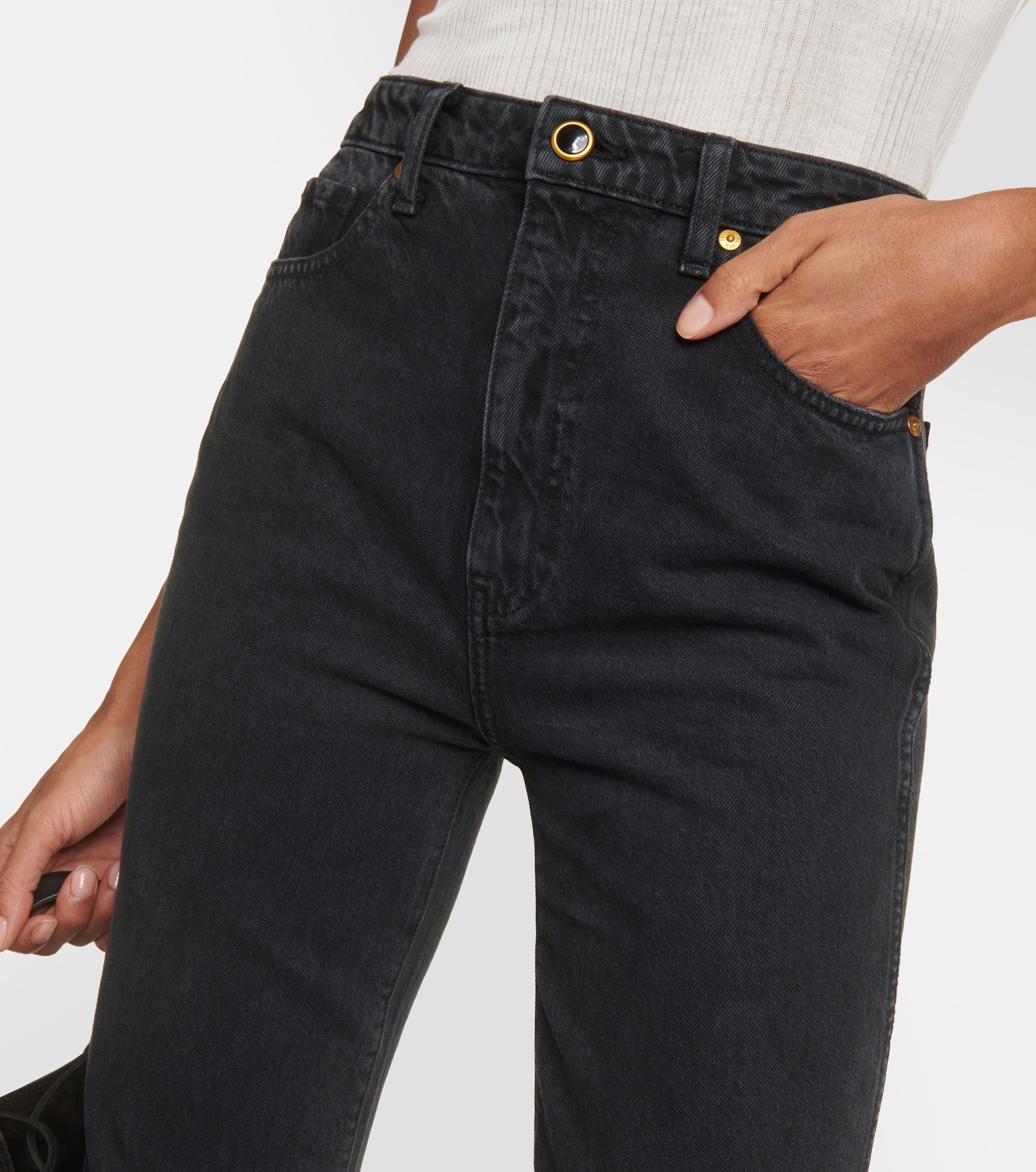Danielle high-rise straight jeans - 4