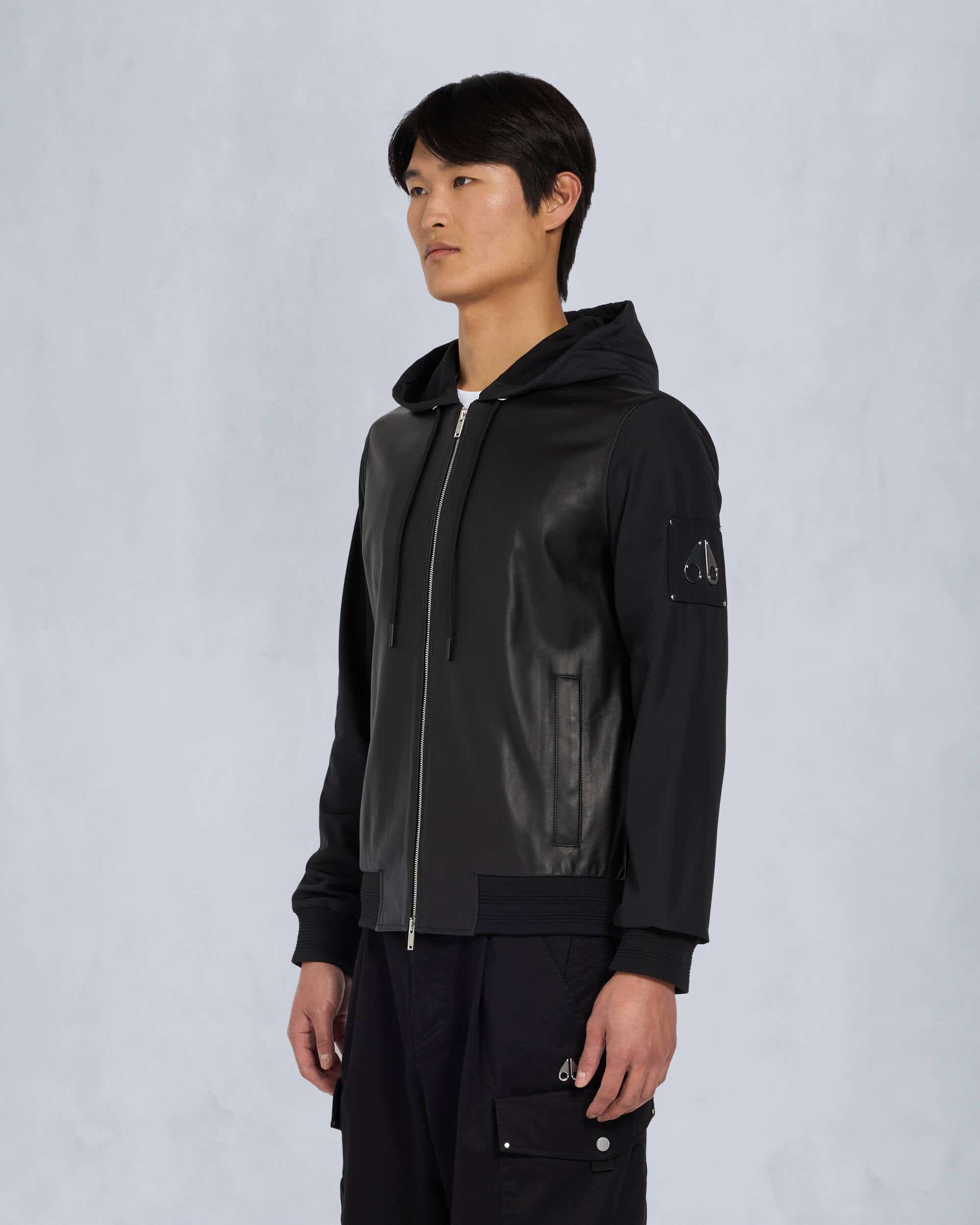 RUFUS MIXMEDIA LEATHER JACKET - 3