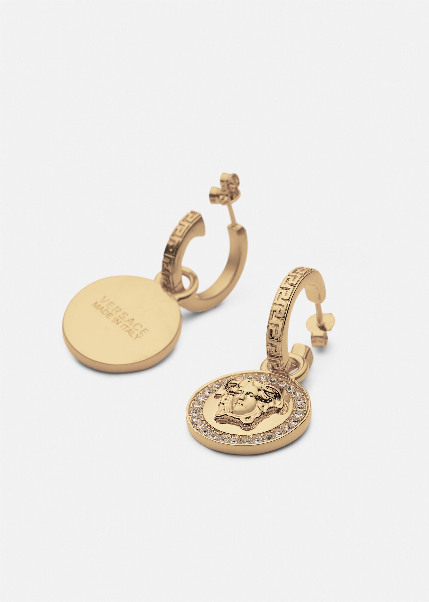 Greca and Medusa Drop Earring - 2